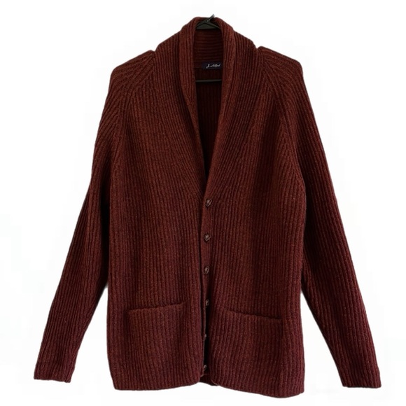 J. Ashford Women's Open Front Cable Knit Cardigan - Picture 1 of 6